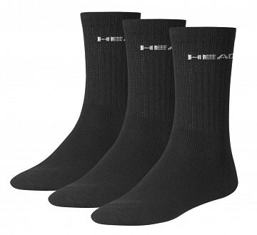 Head Tennis Club Socks 3P Black